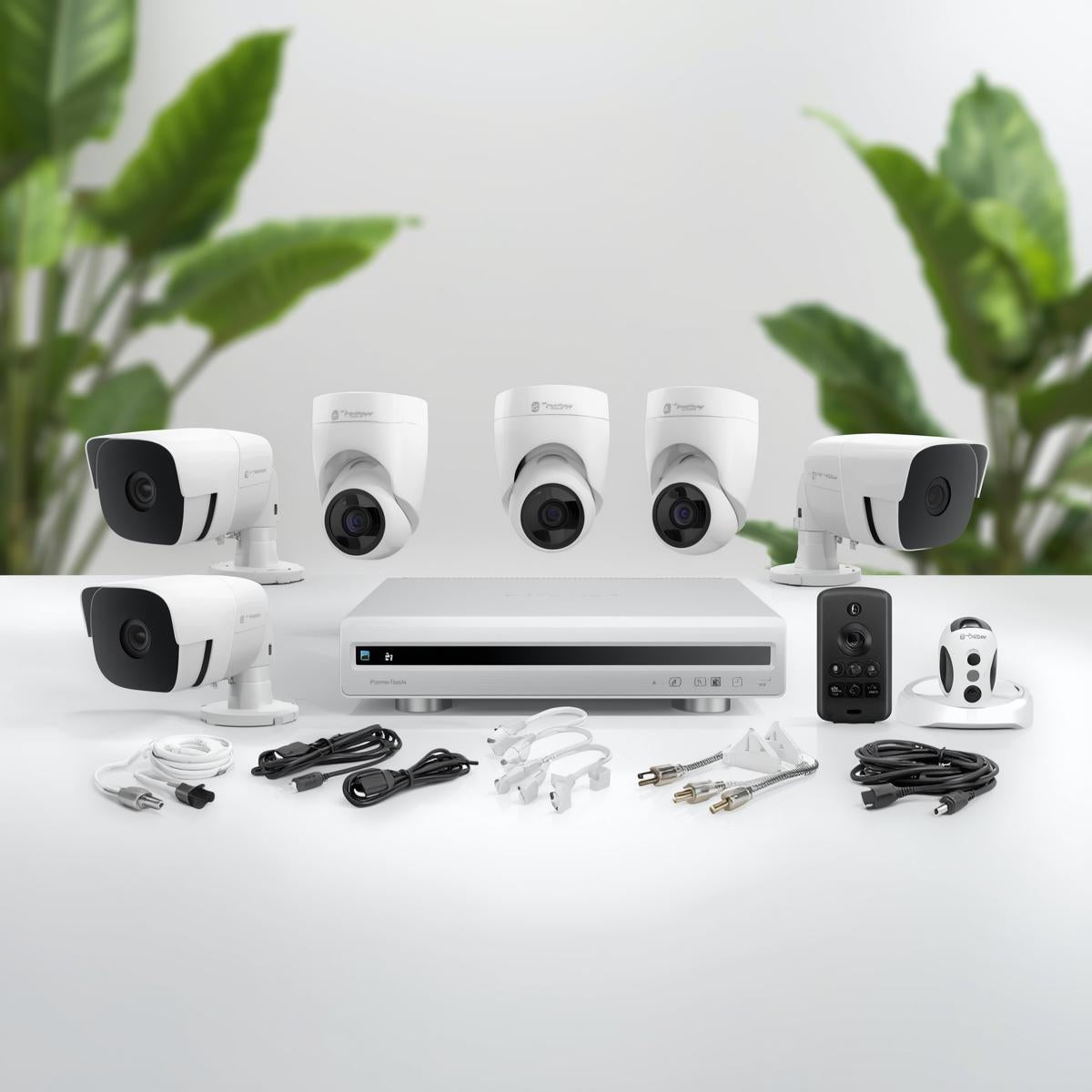 5MP PoE Outdoor Security Camera System with 24/7 Recording